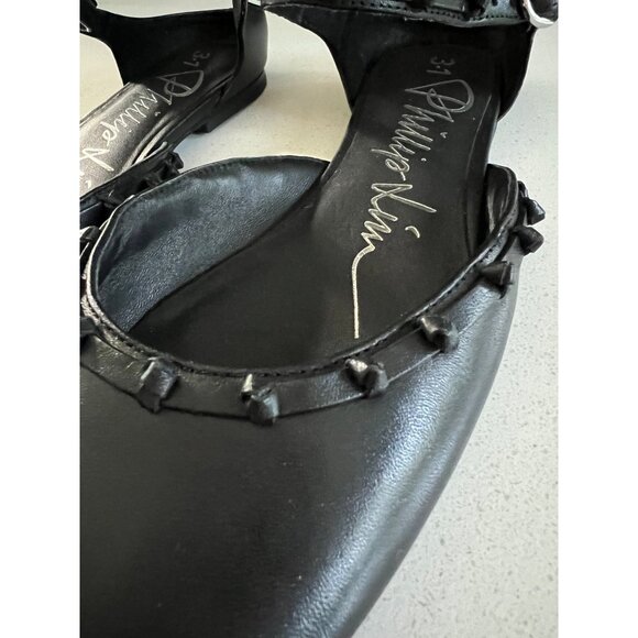 3.1 Phillip Lim Ankle Strap black leather Flat (Women) size 39 - Picture 5 of 11